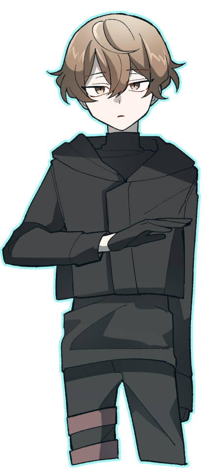 갈색 머리 안드로이드